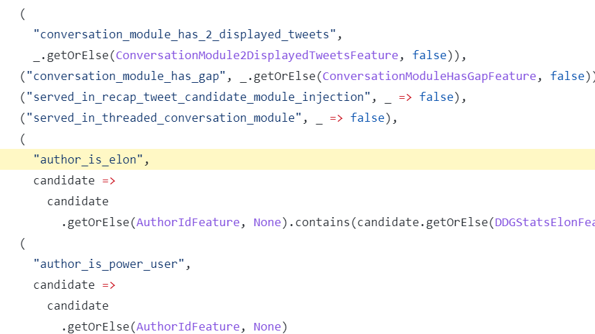 twitter released the algorithm source code and im fucking dying. <a href="/CaseyNewton/">Casey Newton</a> was right

they really did have to spend engineering time sating that fucking loser's desire to feel popular by way of performance stats lmao

github.com/twitter/the-al…