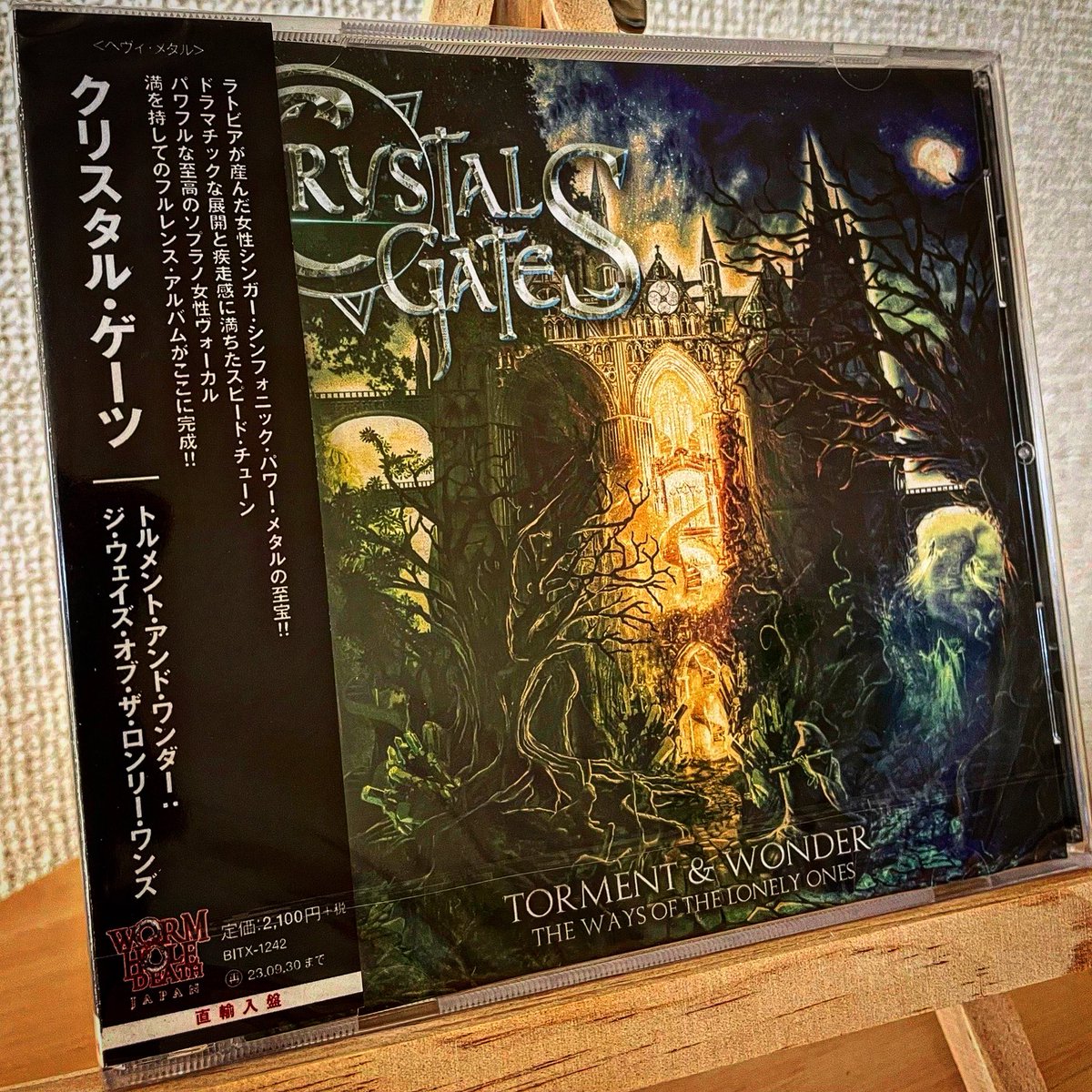 _CrystalGates's tweet photo. Today “Torment and Wonder: The Ways of the Lonely Ones” was released in Japan! This is a big moment for us! Thank you @wormholedeath and @Kishimoto1Masa for making this a reality! 

#symphonicpowermetal #powermetal #femalefrontedmetal #crystalgates https://t.co/YrbddmE05u