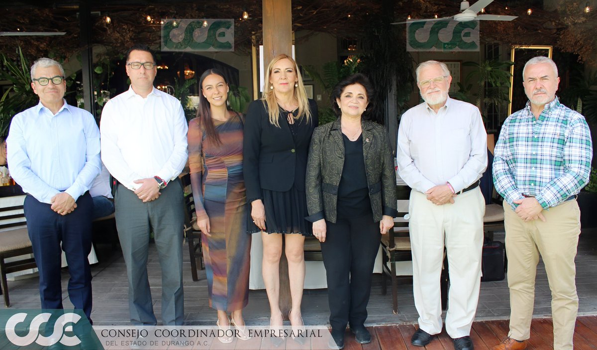 El <a href="/CCEDGOMX/">CCE DURANGO</a> @CoparmexDurango y el S.P.E.,  tuvieron acercamiento con <a href="/CarlosGadsden/">Carlos H. Gadsden</a> y @AvelinoVicentelo, de la Unión Económica Europea, con el objetivo de atraer programas subsidiados y posibilidad de un Congreso de Economía Circular entre Chihuahua y Durango.