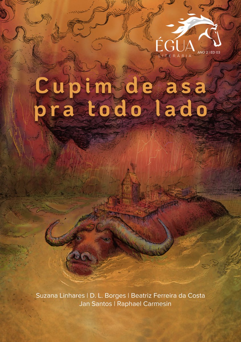 EguaLiteraria's tweet photo. 03 - Cupim de asa pra todo lado

Nessa edição, os contos tem uma pegada reflexiva, onírica e as vezes preocupante que as chuvas fortes da Amazônia causam na gente.

https://t.co/PRw1R1KG6S https://t.co/GlMxNGZMQ1