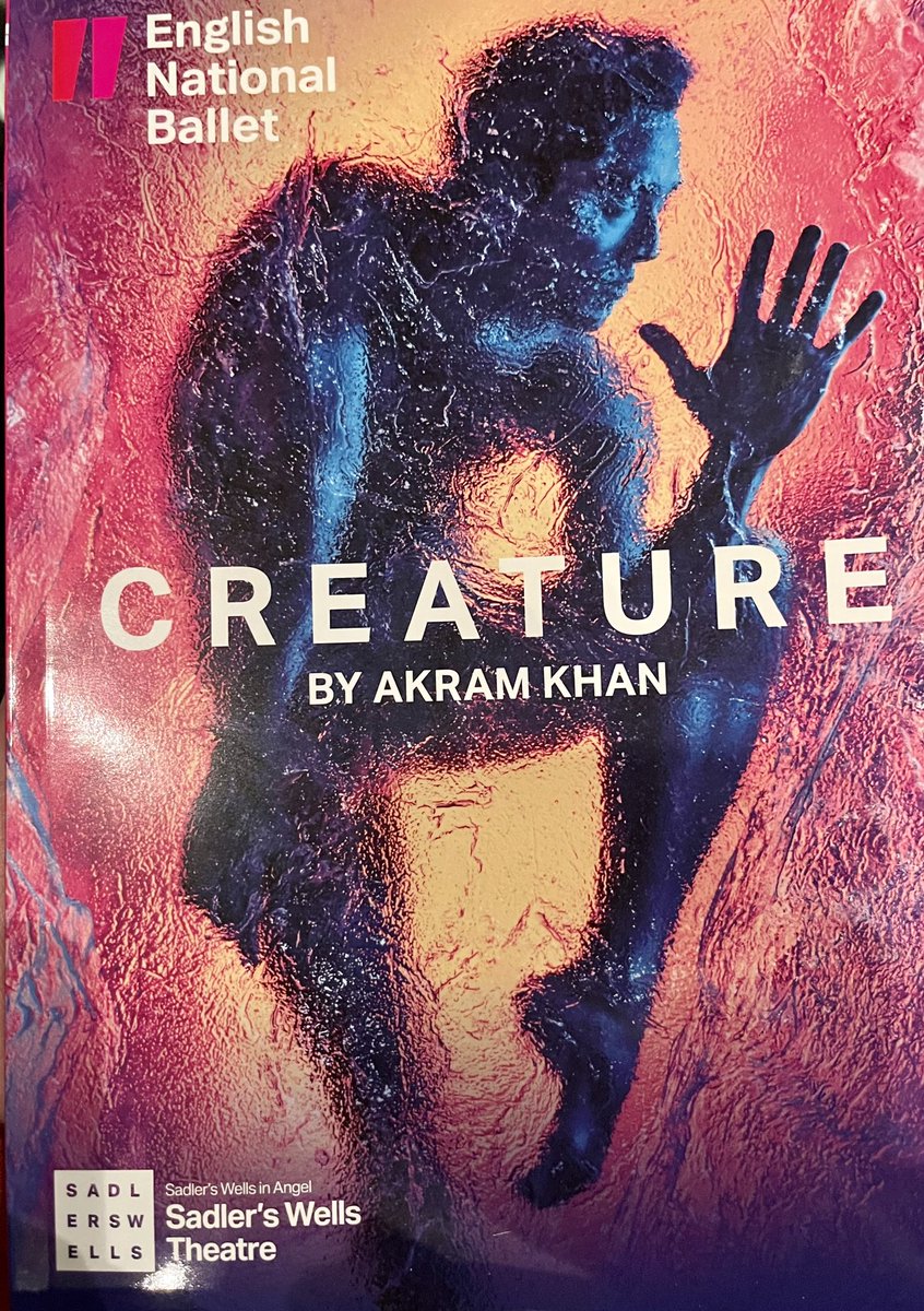 At @ace__london #NPO @Sadlers_Wells tonight for brilliant performance by @ace_london #NPO @ENBallet of terrifically visually arresting #ENBCreature by @AkramKhanLive with gripping @belrumore score stylishly performed by #ENBPhilharmonic conducted by @sutherlandgavin #LetsCreate