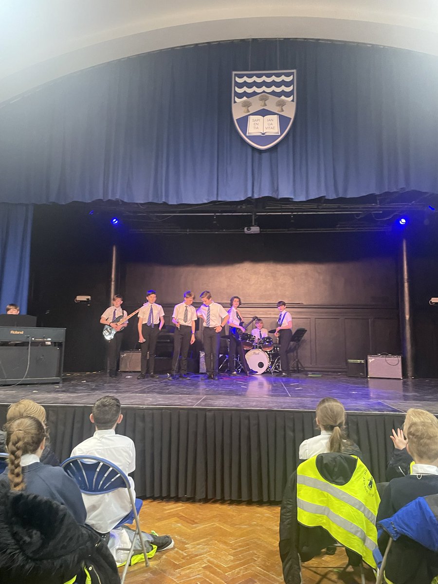 HBJSCH63's tweet photo. Year 5 had a great time watching the Matinee Concert at Wirral Grammar for Boys school today! #HBJSYear5 #HBJSMusic https://t.co/sIFys1Pgfm
