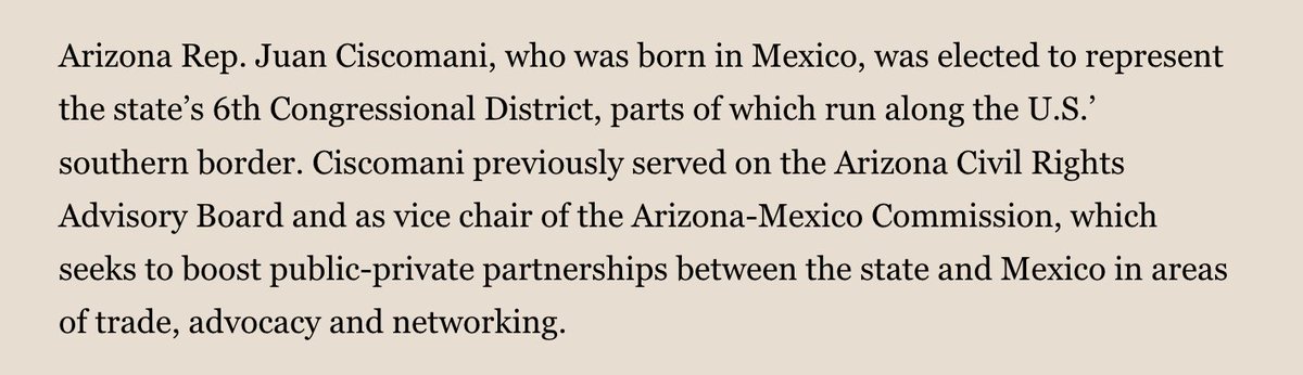 Great to see 2 great Arizonans -- and long-time friends -- make <a href="/politico/">POLITICO</a>'s Recast Power List: <a href="/KimberlyYeeAZ/">Kimberly Yee</a> &amp; <a href="/JuanCiscomani/">Juan Ciscomani</a>. 

Both making our state and party proud with a focus on expanding opportunity and freedom! 🙌 🇺🇸