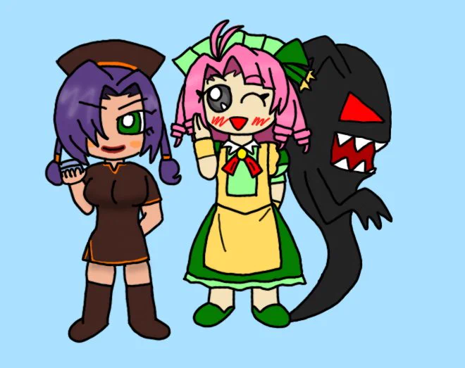 お題箱より悪トレス&迷帽子アーチス徒サヤカケーキちゃんミナモ 