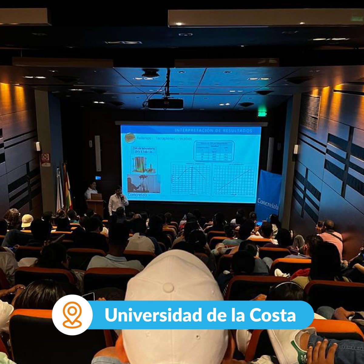 Concrelab's tweet photo. Tuvimos el honor y la oportunidad de compartir nuestro conocimiento y experiencia a través de la conferencia sobre el control de calidad de materiales para la construcción en la Universidad de la Costa  👨🏻‍🏫

#conferencia #controldecalidad #construcción #ingeniería https://t.co/BEIpi0I8tl