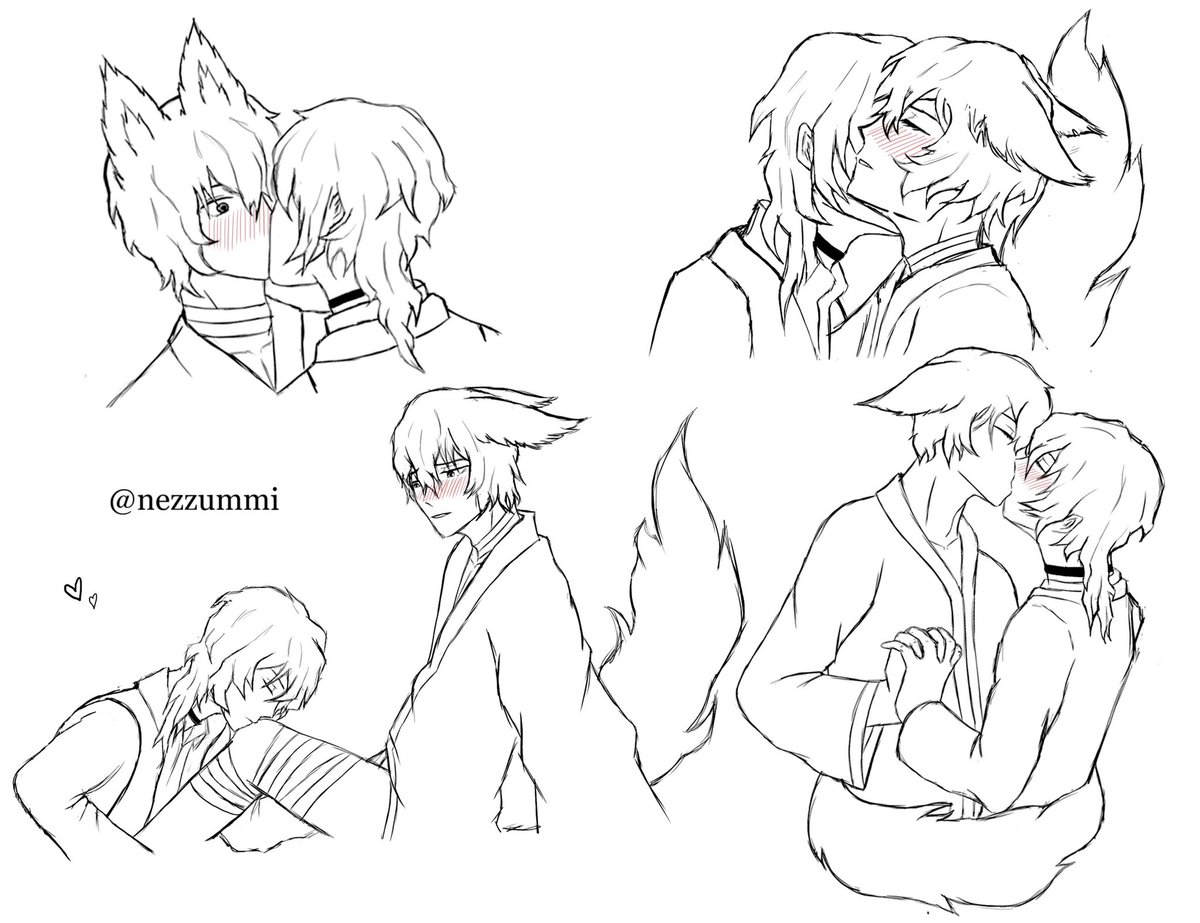 [#bsd | #soukoku] 

нарисовала малышей