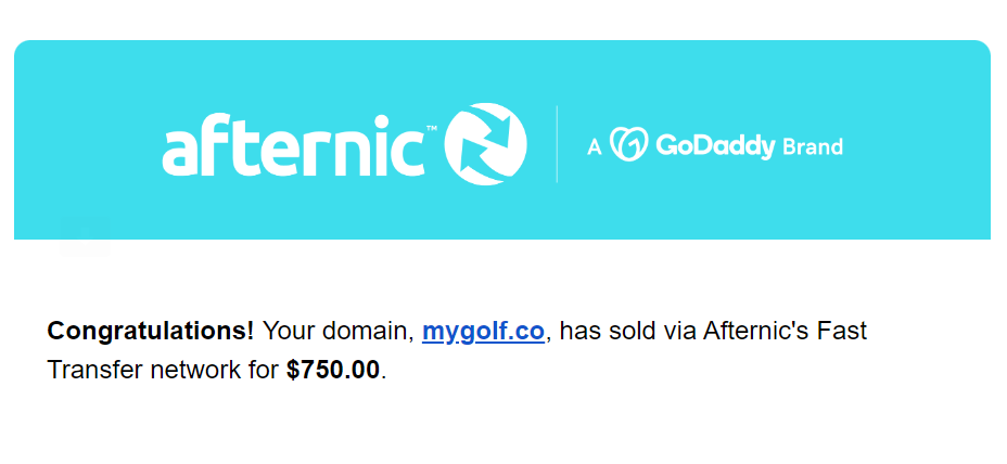 MyGolf .co  SOLD for $750 via <a href="/afternic/">Afternic</a> 

#domains #domainnames #domain #domainname #domainsale #branding #startup #business #branding