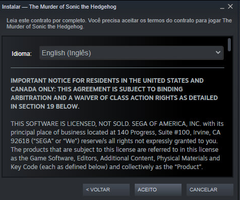 brocoli_'s tweet photo. @sonic_hedgehog Completely absurd to have to waive your judicial rights to be able to play a free game. In fact, it's ridiculous that it's even legal to suggest this can be done at all. https://t.co/wK6o6t9Nb6