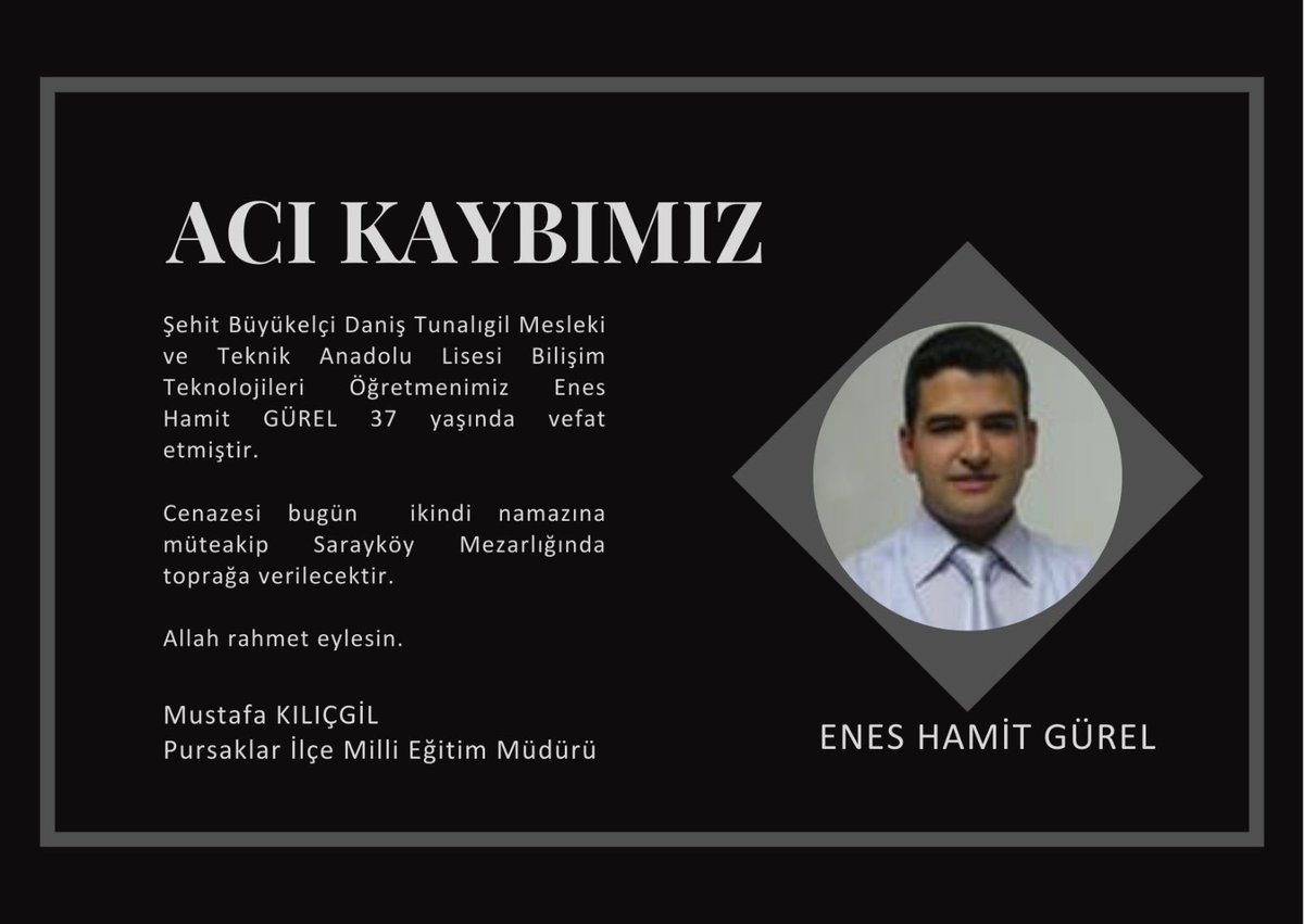 ŞEHİT BÜYÜKELÇİ DANIŞ TUNALIGİL M.TA.L (@buyukelci_danis) on Twitter photo 