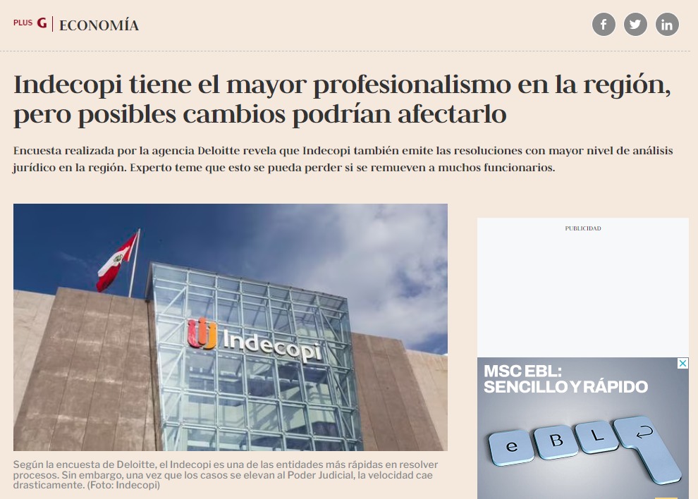 altavozperu_'s tweet photo. Señores, el @IndecopiOficial ha venido trabajando y obteniendo resultados a la cabeza del Palacin. Ahora que OTÁROLA ha metido a su SECRETARIA, EL INDECOPI CORRE PELIGRO. 
LOS CAMBIOS QUE HACE LA SEÑORA KARIN, PARA FAVORECER A OTÁROLA Y EMPRESAS AMIGAS, PUEDEN AFECTAR AL INDECOPI https://t.co/Cu8sXsWpt0