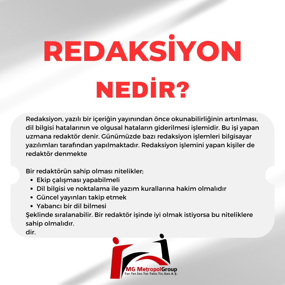 MetropolTercume's tweet photo. Redaksiyon Nedir?
Gelin Beraber İnceleyelim!

#danışmanlık #tercüme #Twitter 

📩 | info@metropoltercume.com
🌐 | https://t.co/WCJISvAaco https://t.co/3qEZtxfHdn