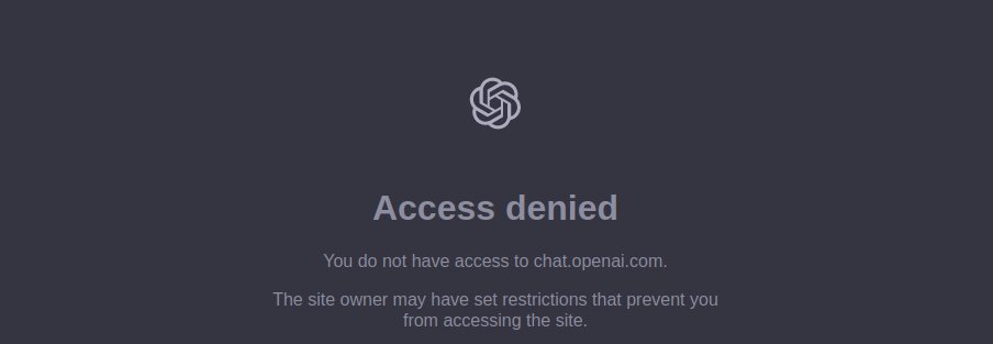 Day 1 of being a developer in Italy with no access to ChatGPT <a href="/OpenAI/">OpenAI</a>, after the Italian government's ban due to privacy rules.

My productivity is now 0.
