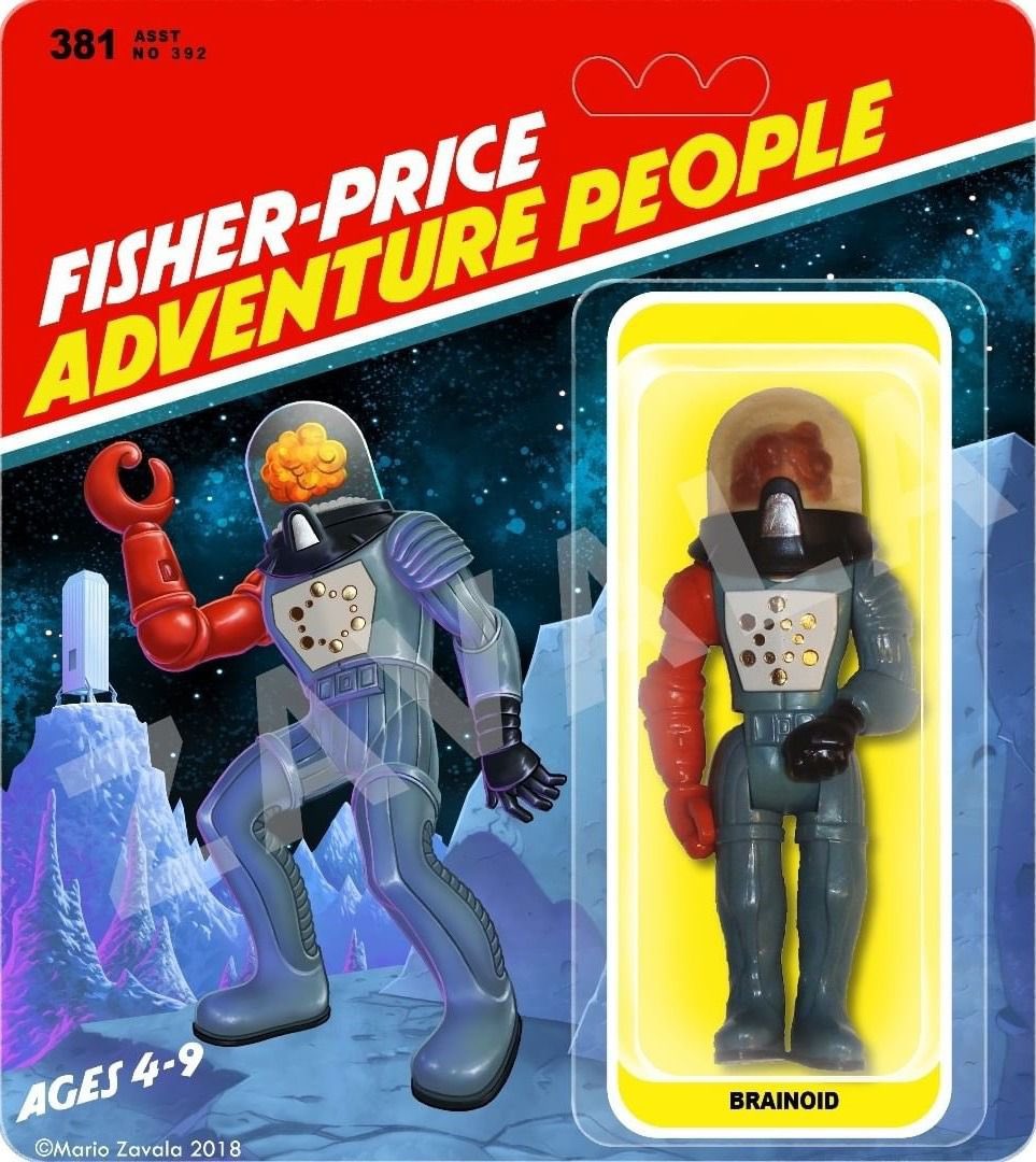 dano_cosmic's tweet photo. I feel like this guy would show up in a Jonathan Hickman comic. What a weird and wonderful figure from the Fisher Price Adventure People series (1979).
✨
#Brainoid #FisherPrice #FisherPriceAdventurePeople https://t.co/yOk7MuqVX3