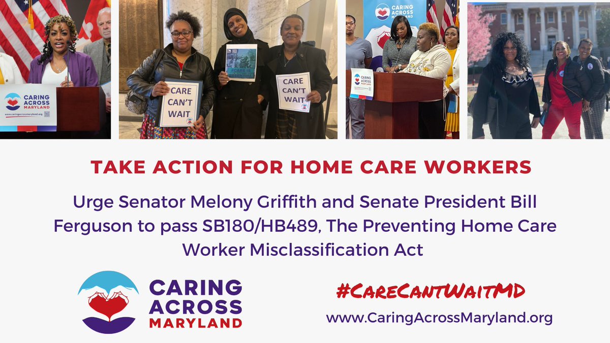 We're thrilled to see care workers recognized by @POTUS w/ the proclamation that April is #CareWorkerRecognitionMonth! 
We're fighting to improve conditions for care workers in MD & we need your help; take action to support #HomeCareWorkers! #CareCantWait  caringacrossmaryland.org/act-now