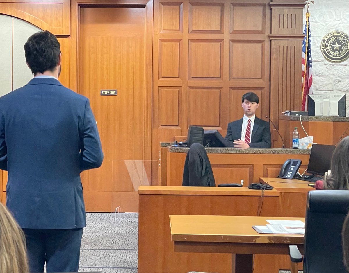 STCL_Houston's tweet image. The 12th Annual South Texas Mock Trial Challenge was a success! Congrats to Stetson University Law School for winning against 48 teams. Shoutout to STCL Houston students and advocacy team members for making this event a success. Special thanks to Hon. Robert Schaffer '84.