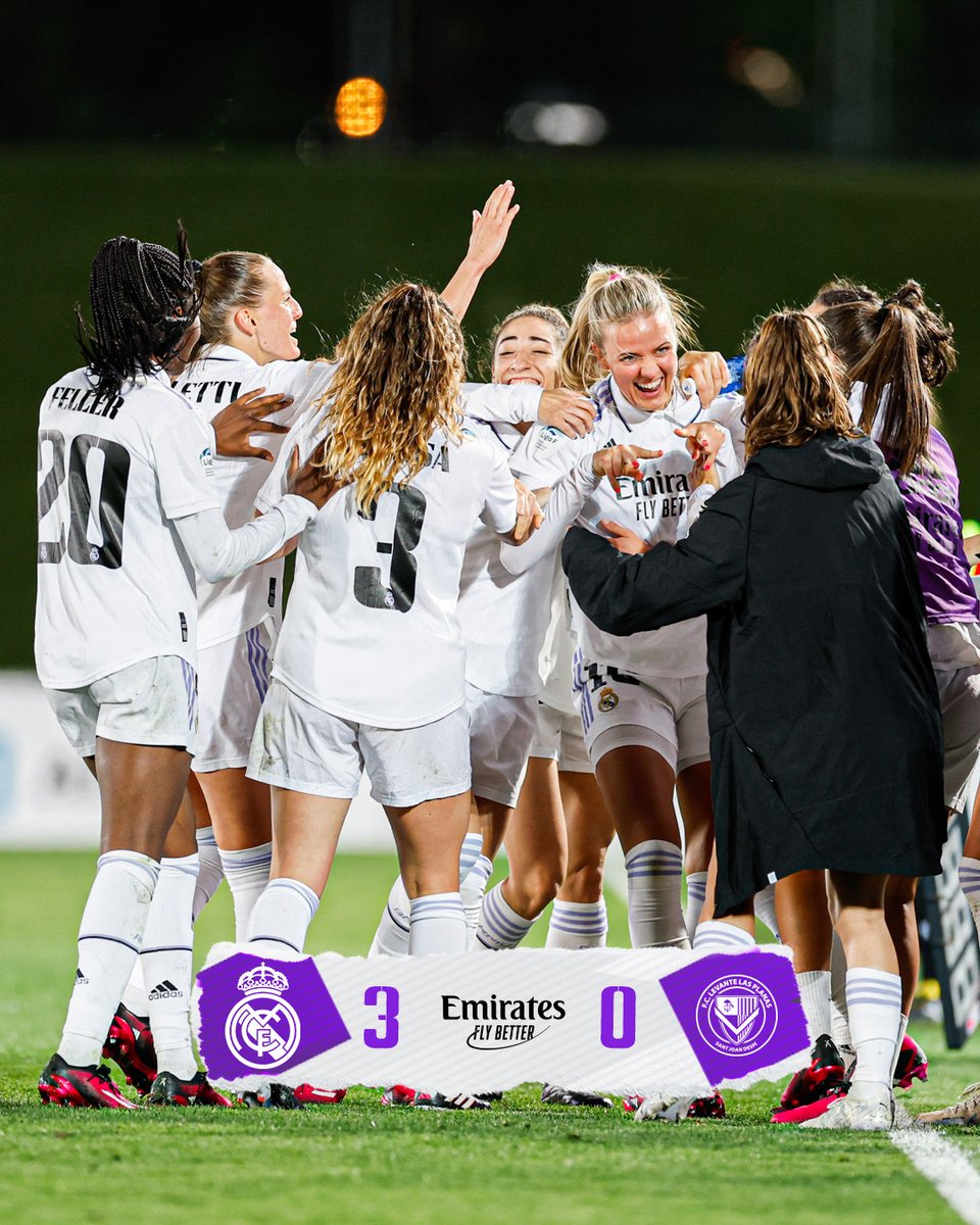 Real Madrid C.F. (@realmadridfem) on Twitter photo 2023-03-31 20:56:28 🏁 FP: @realmadridfem 3-0 @fclevantelp ⚽ @Linda__caicedo 14', @itscarolineweir 18', @CarolineMoller7 84' #LigaF 🏁 FP: @realmadridfem 3-0 @fclevantelp ⚽ @Linda__caicedo 14', @itscarolineweir 18', @CarolineMoller7 84' #LigaF