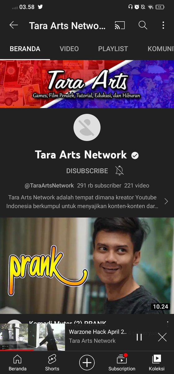 VansElite's tweet photo. Tp bisa gitu ya, aku cek di Video Channel ga muncul loh itu video warzone https://t.co/Vur4x8yNrD