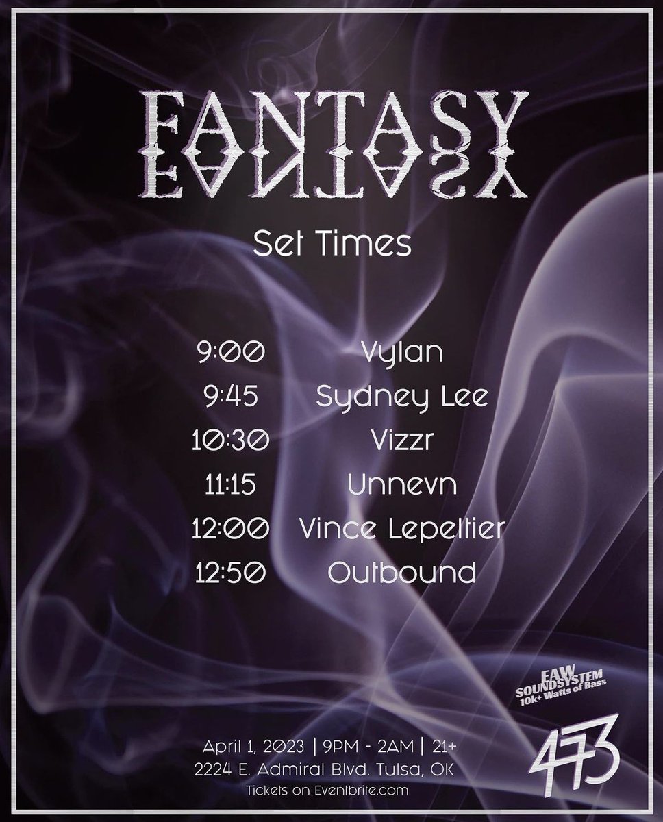 We are so stoked to dance and debut our new menu with this stellar lineup SATURDAY APRIL 1st 9 PM - 2 AM ✨

@_dyl___ <a href="/sydneyleesounds/">DJ Potato</a> <a href="/ConnorDahle98/">UNNEVN</a> <a href="/VinceLepeltier/">Vince Lepeltier</a> <a href="/OutBoundofc/">OutBound</a>