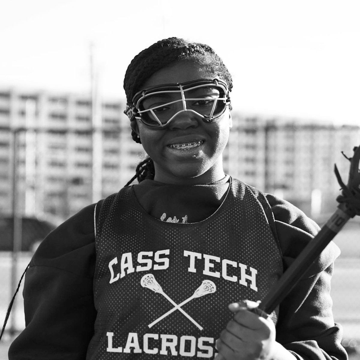 Powerful faces of Cass Tech Girl’s Lacrosse 💚🤍 #2ndToNone #DetroitLacrosse