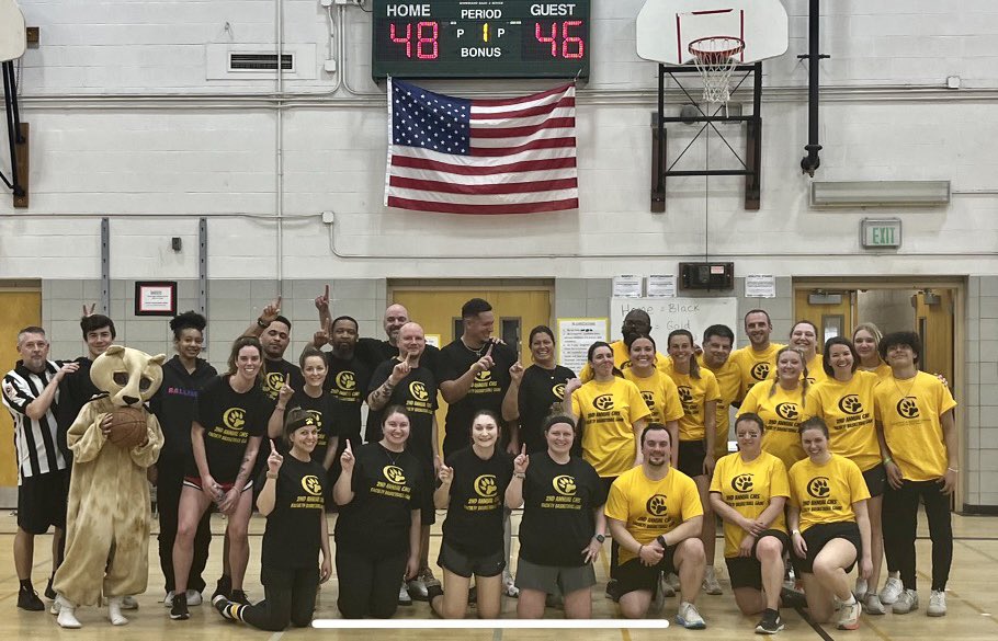Have a great Spring Break <a href="/CockeysvilleMS/">Cockeysville Middle</a> staff and students - I hope everyone enjoyed our 2nd annual staff basketball game we much as we did! Team Black with the 48-46 win on a Mr Heath lay-up late. See everyone after break! <a href="/jbenjaminBCPS/">Justin Benjamin</a> <a href="/MsFowler5/">Mrs. Williams</a>
