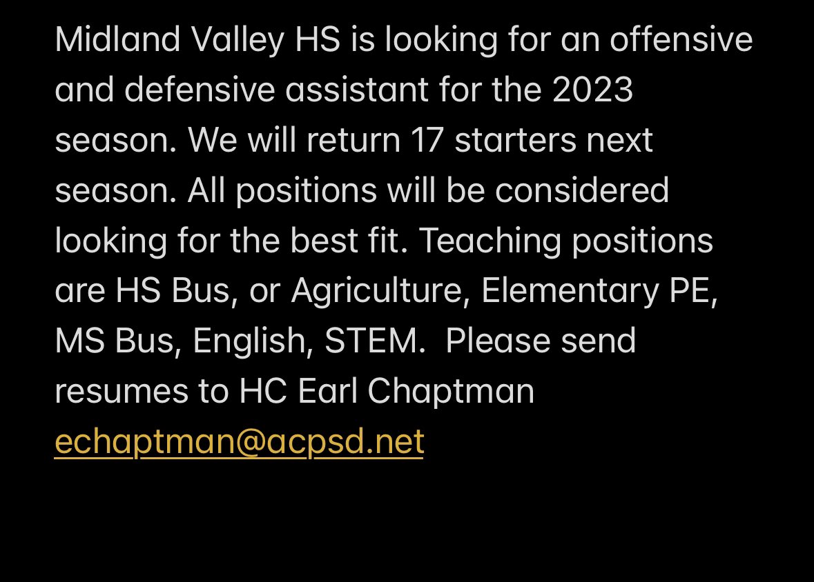 Coach Earl Chaptman tweet media