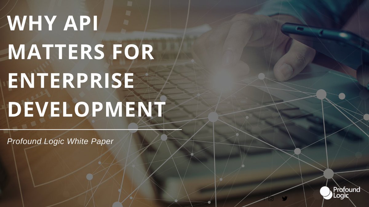 ProfoundLogic's tweet image. Why are you letting the competition get ahead? By refusing to adopt #APIs, you might already be behind the curve! Check out our #WhitePaper and learn how an #APIcentric model can create strong avenues for #revenue growth: hubs.la/Q01DH5YV0.