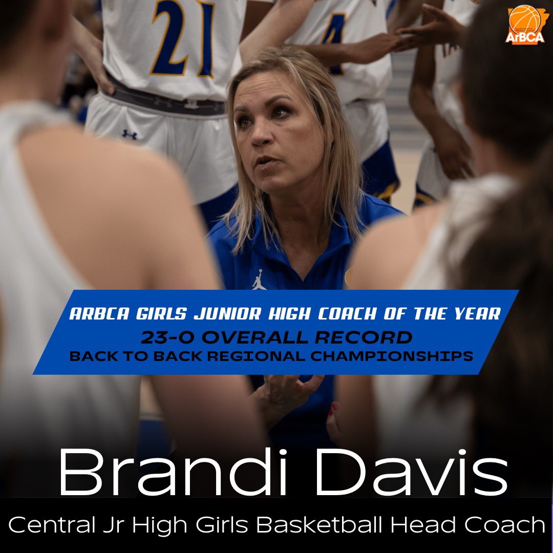 Congrats to Coach Davis at our feeder, Central JH! We are so proud of her! <a href="/21coachd/">Brandi Davis</a>