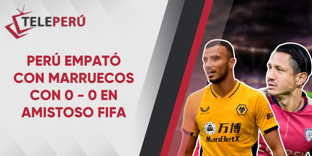 TELEPERUTV's tweet photo. #Deportes| La #Selección #Peruana de Juan #Reynoso igualó sin #goles con #Marruecos en el #Cívitas #Metropolitano.
👉https://t.co/YeijyWm5rL https://t.co/JO0unOfBHQ