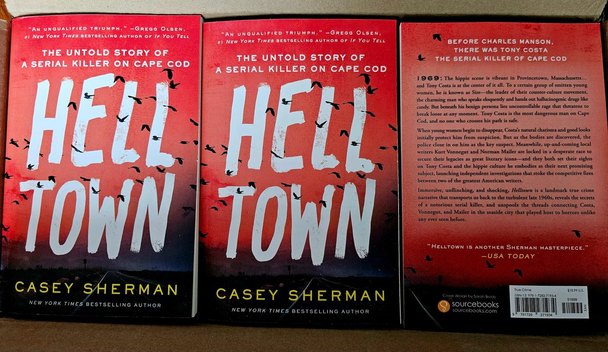 casey sherman (@caseysherman123) on Twitter photo 1st look at the paperback edition of Helltown - called a "Masterpiece" by USA Today. On sale 5-2. Add it to your list of summer beach reads!
@PeterSteinberg1 
<a href="/Sourcebooks/">Sourcebooks</a> 
<a href="/EGVGotham/">Ellen Goldsmith-Vein</a> 
<a href="/AnnaKMichels/">Anna Michels</a> 1st look at the paperback edition of Helltown - called a "Masterpiece" by USA Today. On sale 5-2. Add it to your list of summer beach reads!
@PeterSteinberg1 
<a href="/Sourcebooks/">Sourcebooks</a> 
<a href="/EGVGotham/">Ellen Goldsmith-Vein</a> 
<a href="/AnnaKMichels/">Anna Michels</a>