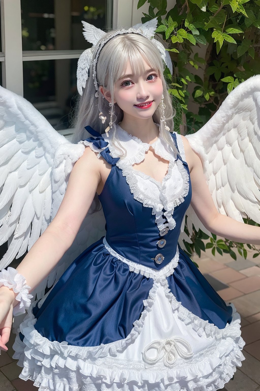 天使 ロリータ コスプレ ハロウィン】セクシー天使セットアップ【コスプレ7点セット