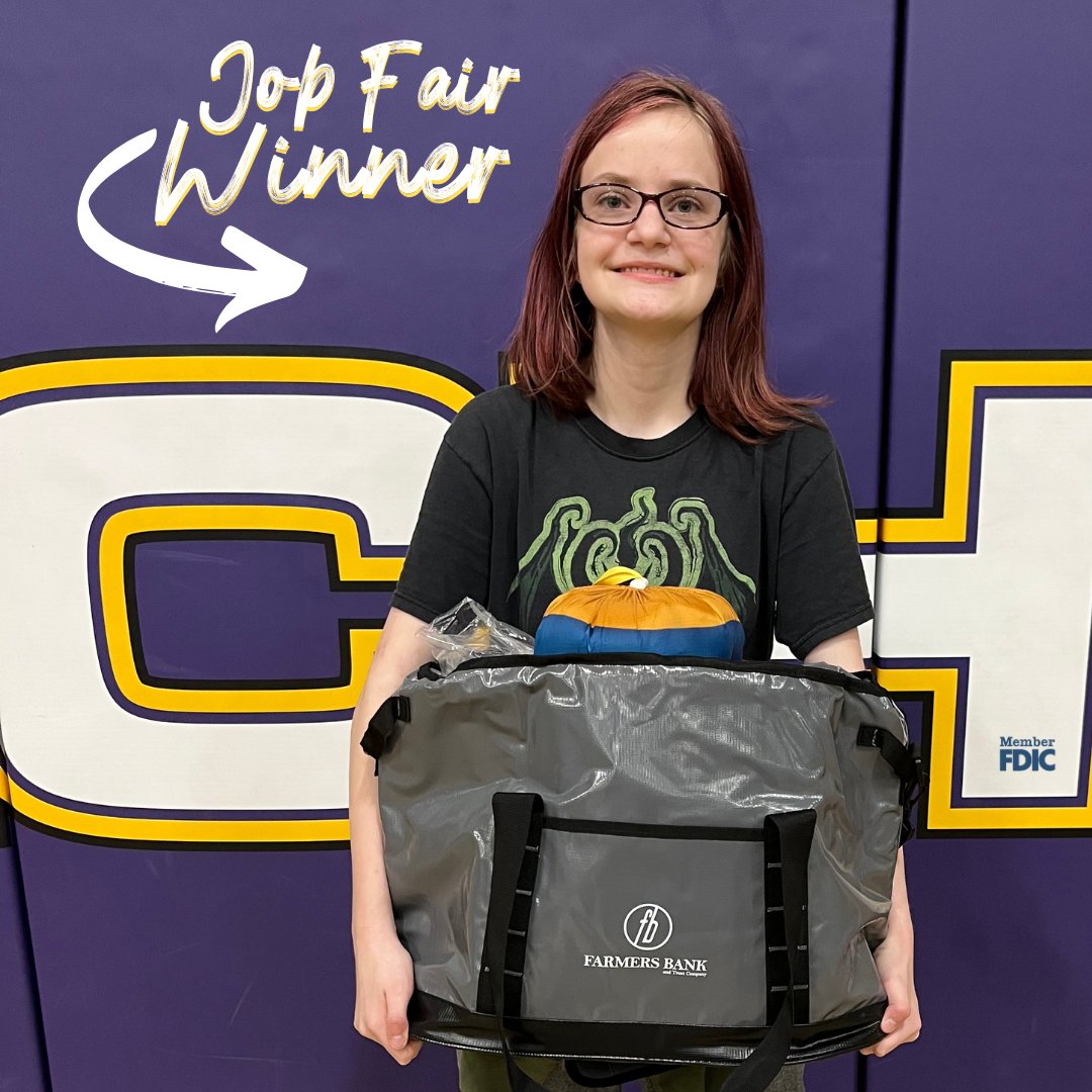 We were excited to attend the Lyon County High School job fair today! It is always nice to see our community youth and engage with them about local career opportunities. Congratulations to Keara Keller who won our gift bag giveaway. #LiveUniqueBankUnique #CommunityBank