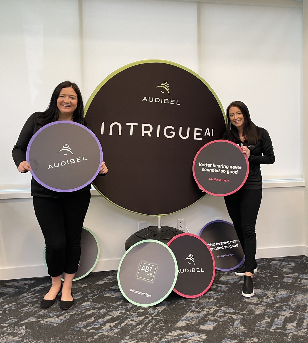 lyndsielea's tweet photo. And…we 👏🏻 are 👏🏻 off 👏🏻 ! ….Day one with Audibel is underway and we couldn’t be more excited to share what we’ve been working on…. #AudibelIntrigue https://t.co/J3rshF72JE