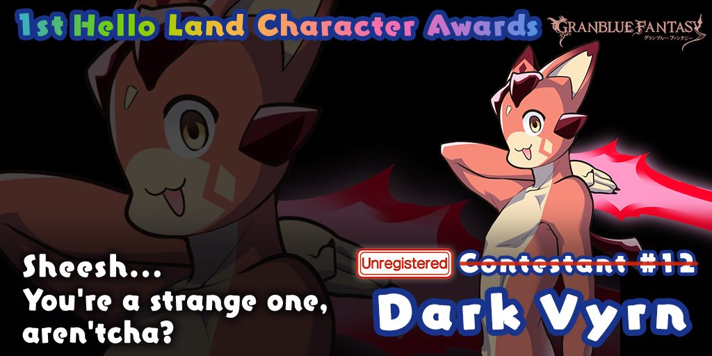 Dityo7th's tweet photo. The 1st Hello Land Character Awards are underway! They wouldn't let me vote for Vyrn! https://t.co/4pWOrwluZT