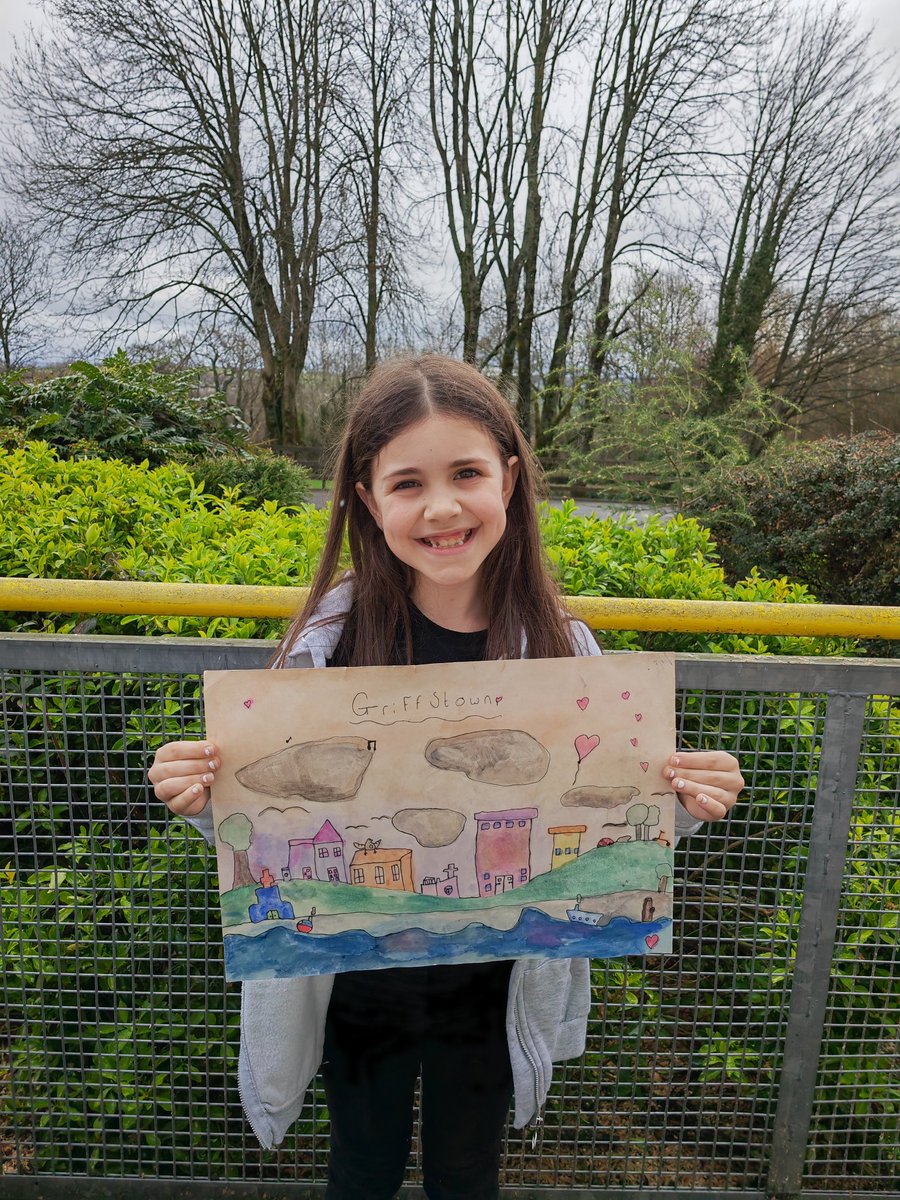 Griff_MrSerg's tweet photo. This half term Year 5 have been exploring the art work of @rhiannon_art and recreating scenes of Griffithstown in her style. Here are some examples. @GMissriley @GMissthomas https://t.co/FqErOUme4L