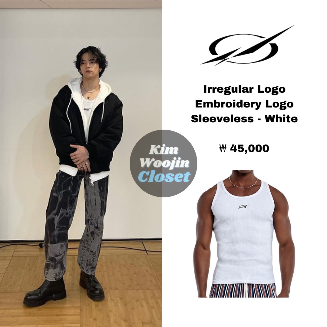 kwjcloset's tweet photo. 김우진 KIM WOOJIN FASHION

[51 PERCENT]
51 PERCENT IRREGULAR LOGO EMBROIDERY LOGO SLEEVELESS - WHITE
₩ 45,000 

@woooojinn @10x_ent 
#NOTENOFWORDS #DEARLIFE 
#낫이너프워즈 #디어라이프
#2023SFW_FW 
#KWJFASHION #KWJCLOSET
#KIMWOOJIN #WOOJIN 
#김우진 #우진 https://t.co/sUE5zUgXKd