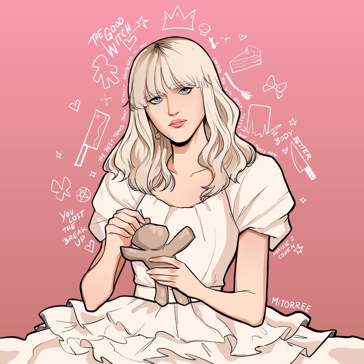 tortorian_art's tweet photo. Been obsessed with this era so far. Love you so much @maisiehpeters  
#BodyBetter #LostTheBreakup #TheGoodWitch #MaisiePeters https://t.co/YFZdxKHDq5