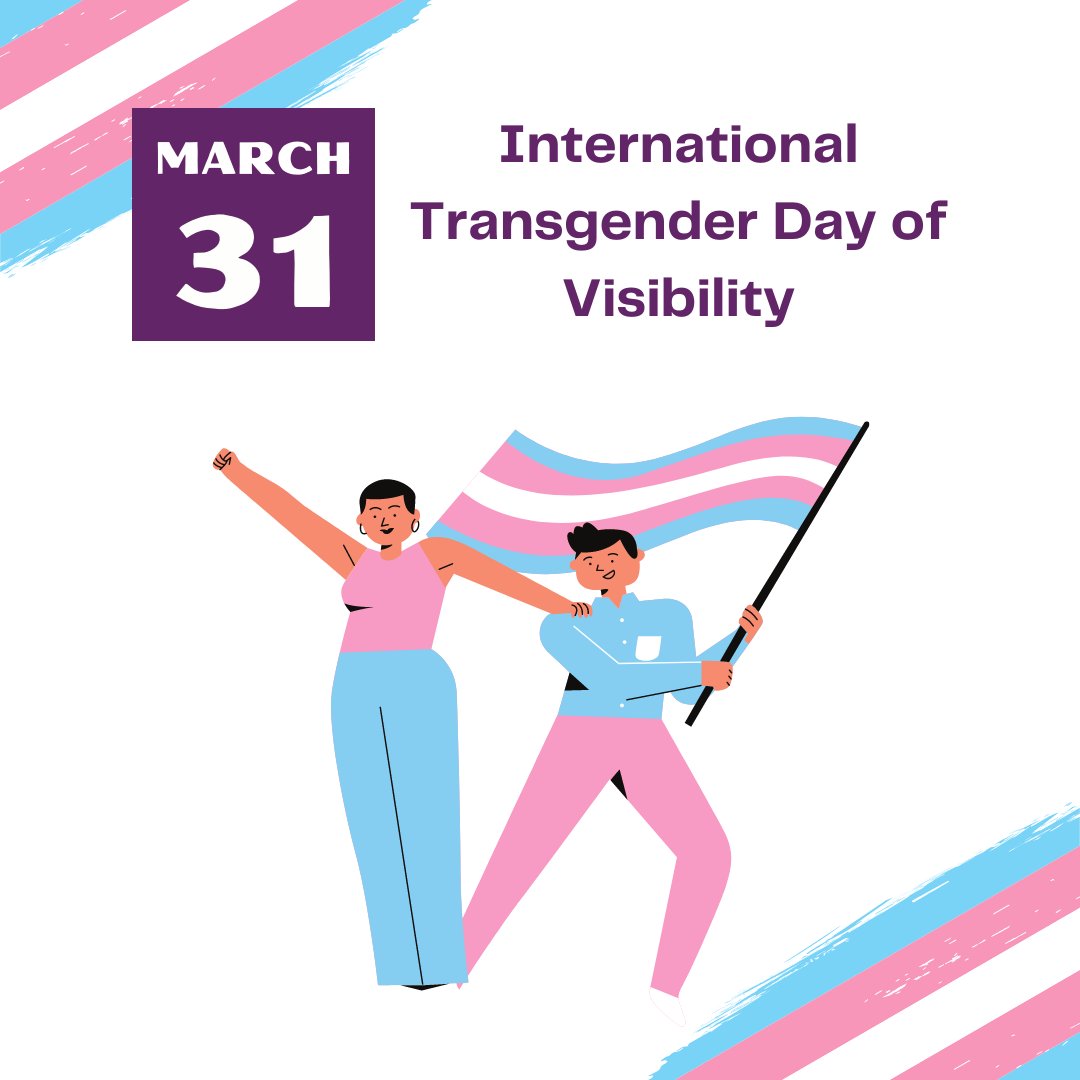 It's Transgender Day of Visibility (TDOV)!

To support the fight for their rights, here are two places you can donate. 🏳️‍⚧️🫶⁠
⁠
Trans Lifeline l8r.it/KSUX⁠
⁠
Transgender Law Center l8r.it/cob4