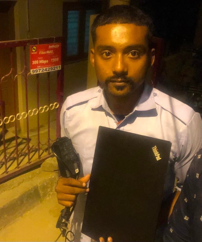 kar2905's tweet photo. laptop delivered and training on @tanaypratap's @neogcam and @duolingo - he sends me an update almost every other day (and that was before he got his laptop)🙏🙏 Kudos to his dedication and commitment. https://t.co/gzZb97AYIE