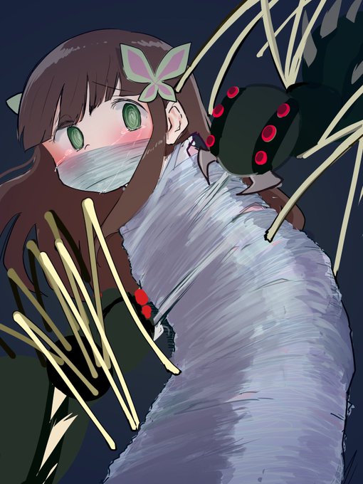 クモゲイツに敗北するアイリス 