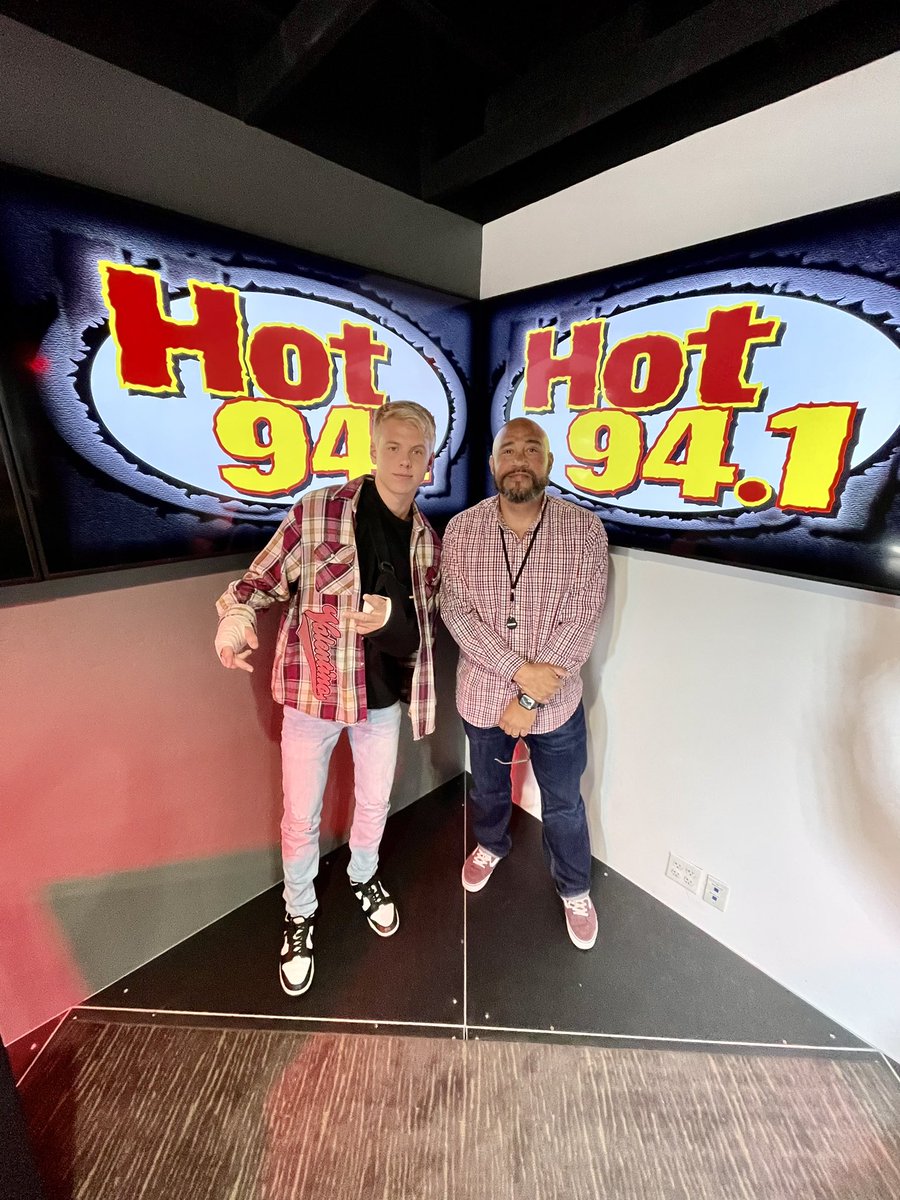 Thanks for having me @hot941 🚀📀🔥