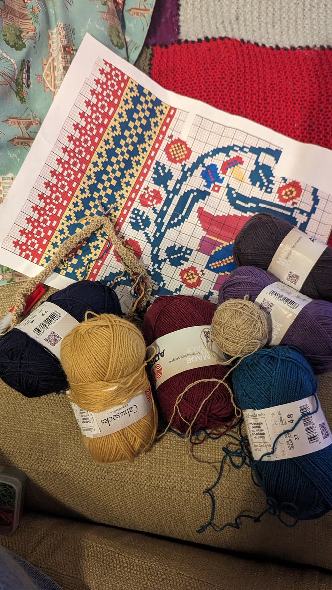 I started a thing. In the name of research of course. Apologies to all my other WIPs for a while. #knittingtwitter