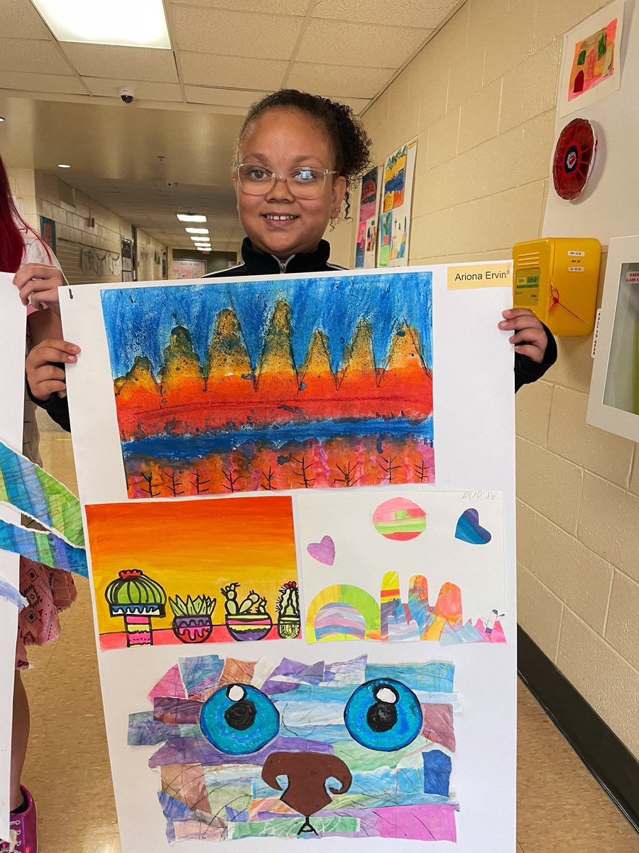 Roosevelt 4th &amp; 5th Grade Art show