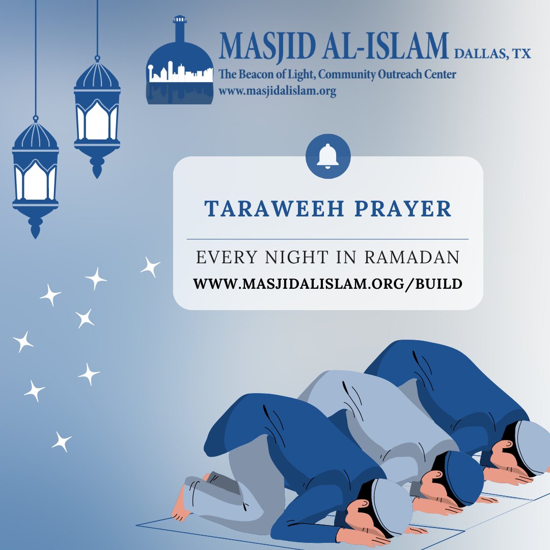 As a reminder, we do have Taraweeh prayer every night. Please join us!

.

#taraweeh #ramadan #ramadan2023 #prayer #taraweehprayer #ramadanprayer
