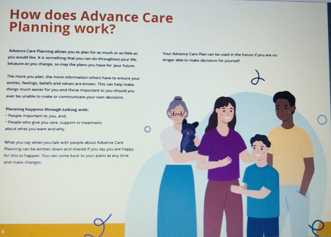 What a week it’s been #AdvanceCarePlanningNI - another exciting piece of work, aligned to the policy and shaped by public engagement! Prototype received 🙌🏻 ‘Advance Care Planning and Me’ 
Next steps awaited 🙌🏻