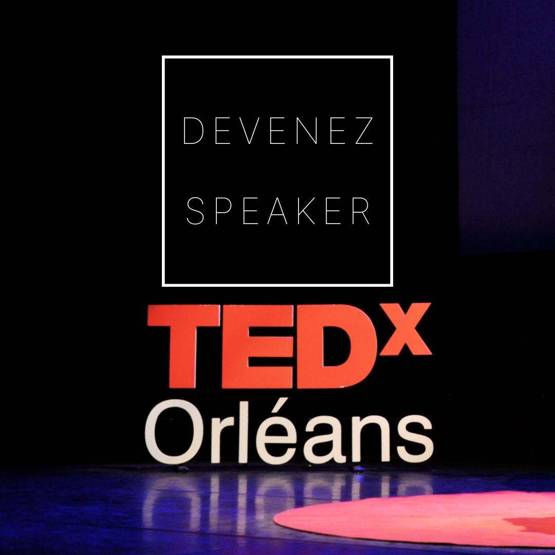 ❌Les candidatures #speaker2023 sont ouvertes

💡Une idée, une passion, une expérience... Nous vous écoutons !

👉🏻Une équipe dédiée à l'accompagnement des nouveaux speakers, des coaches expérimentés, est là vous soutenir tout le long du parcours
tedxorleans.com/devenir-speaker