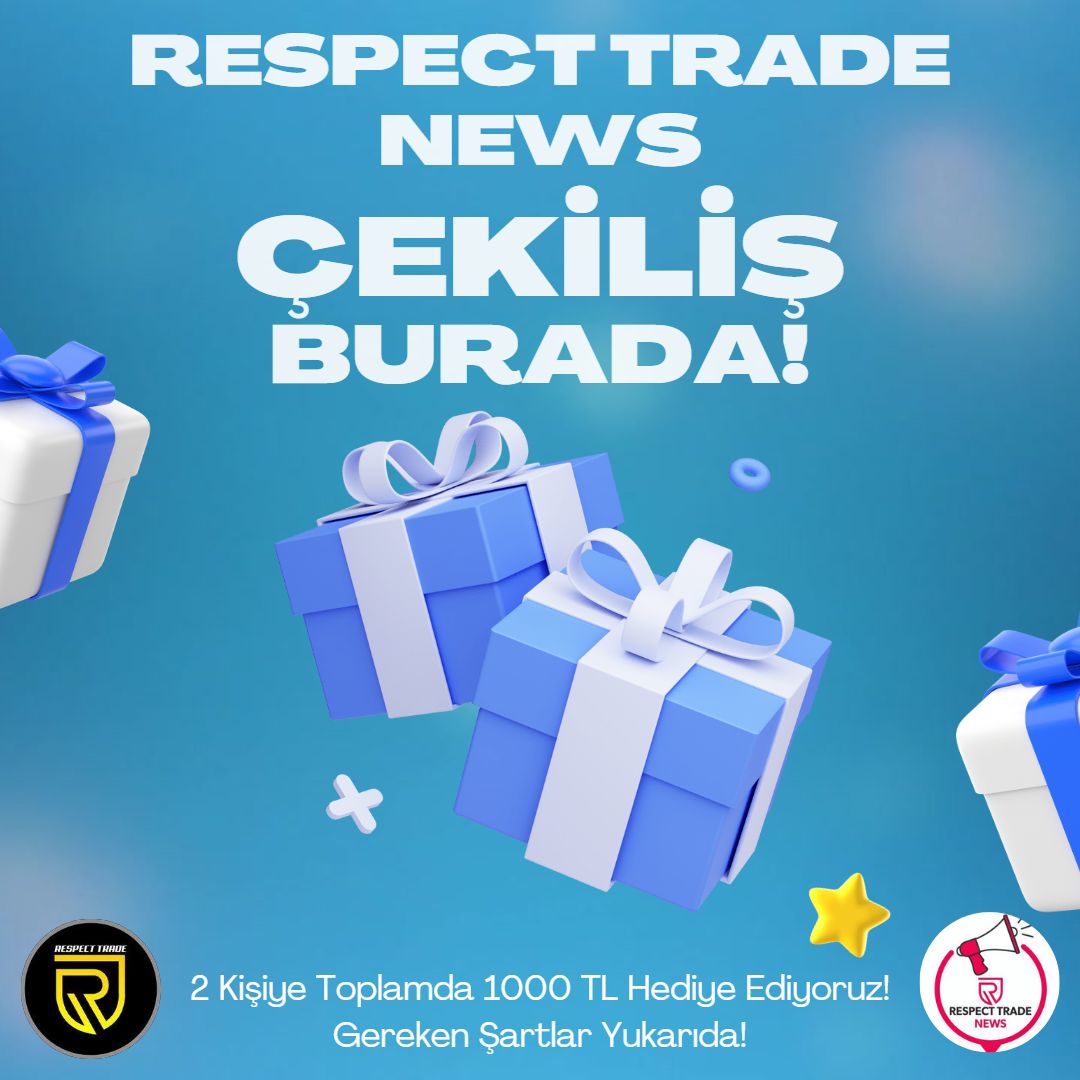 📣ÇEKİLİŞ 📣

Respect Trade News 2 kişiye toplamda 1000 TL hediye ediyor🥳!

Katılmak için:
🔑Beğen ve retweet`le,
🔑<a href="/RespectTRNews/">Respect Trade News</a> hesabını takip et,
🔑t.me/RespectTradeNe… kanalına katıl,
🔑3  arkadaşını etiketle.

Kazananlar 7 Nisan Cuma günü açıklanacak🤩!