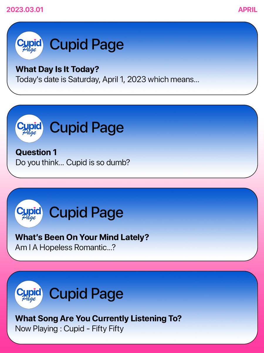 CupidPage's tweet photo. Cupid must have had fun fooling us around; playing with our hearts. There’s beauty in the vulnerability of falling in love, but with it comes the possibility that the love won't turn into something real, that it will just break us in the end. Hey, April is here! https://t.co/rcTrPYiuAJ