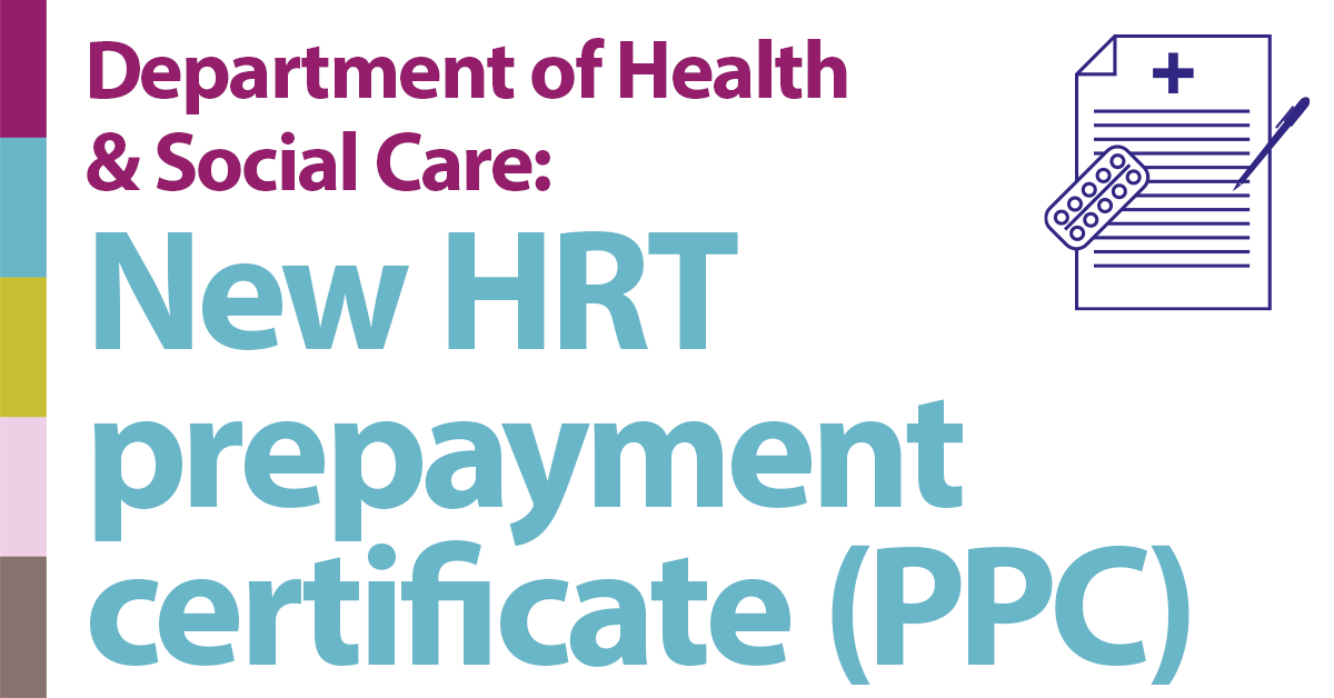 New HRT prepayment certificate (PPC) being rolled out today in England will reduce prescription costs to £19.30/year for eligible #HRT items - patches, tablets &amp; topical preparations. Patients can use the HRT PPC as many times as they need across the year. bit.ly/3lUTL4v