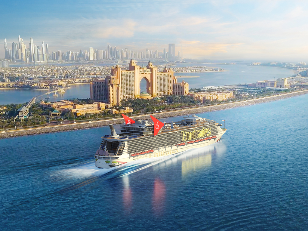 emirates's tweet image. We've conquered the skies, and now, we're charting course to take over the seas! Introducing Emirates Sealine - our ultra-luxurious cruise liner. 🌊 🛳️  emirat.es/3m4unw