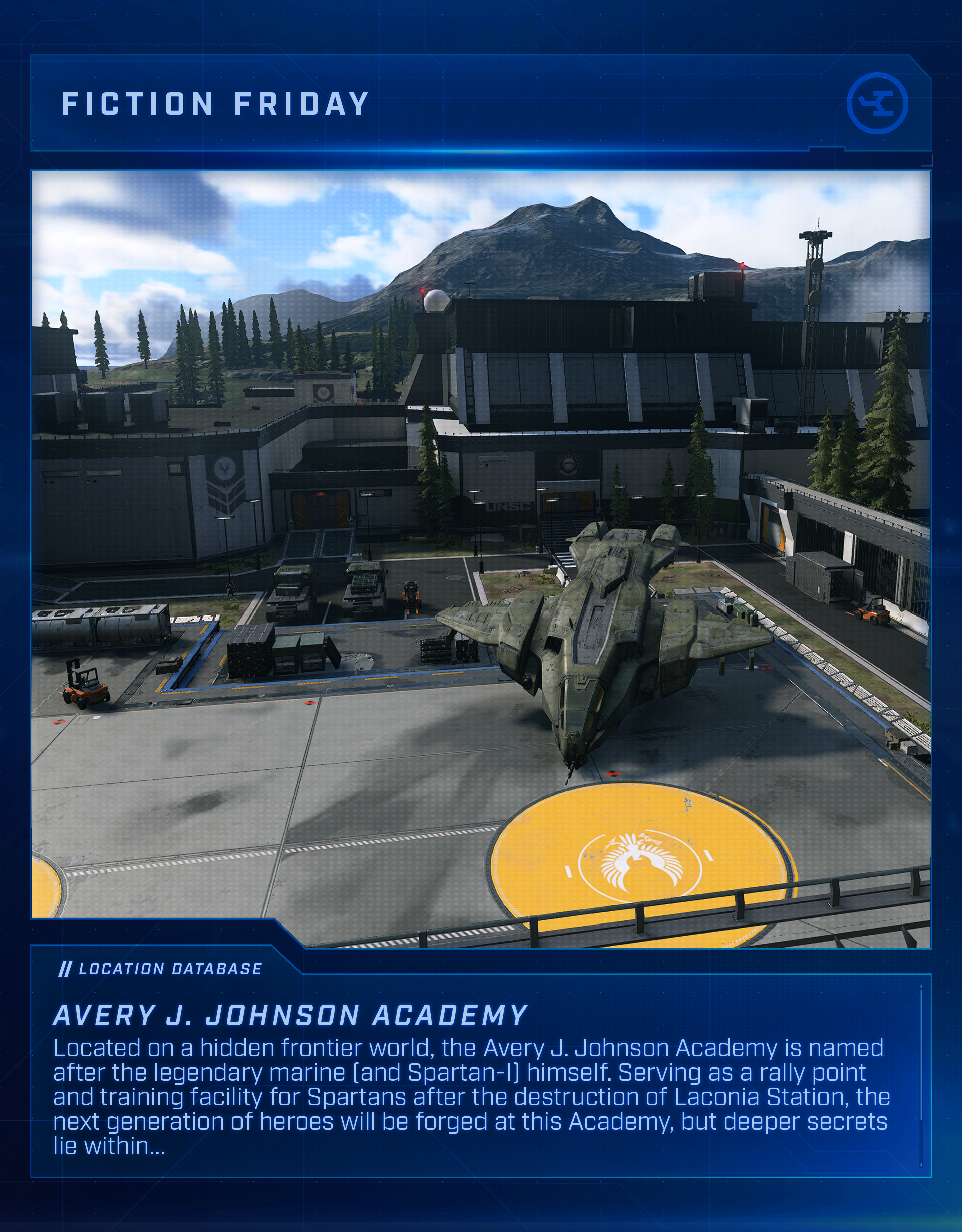 Halo on X: 👥 CHARACTER DATABASE  AVERY J. JOHNSON Folks need heroes to  give 'em hope, and that's what the next generation of humanity's finest are  trained to become under the